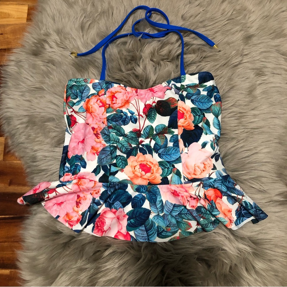 Floral tankini top